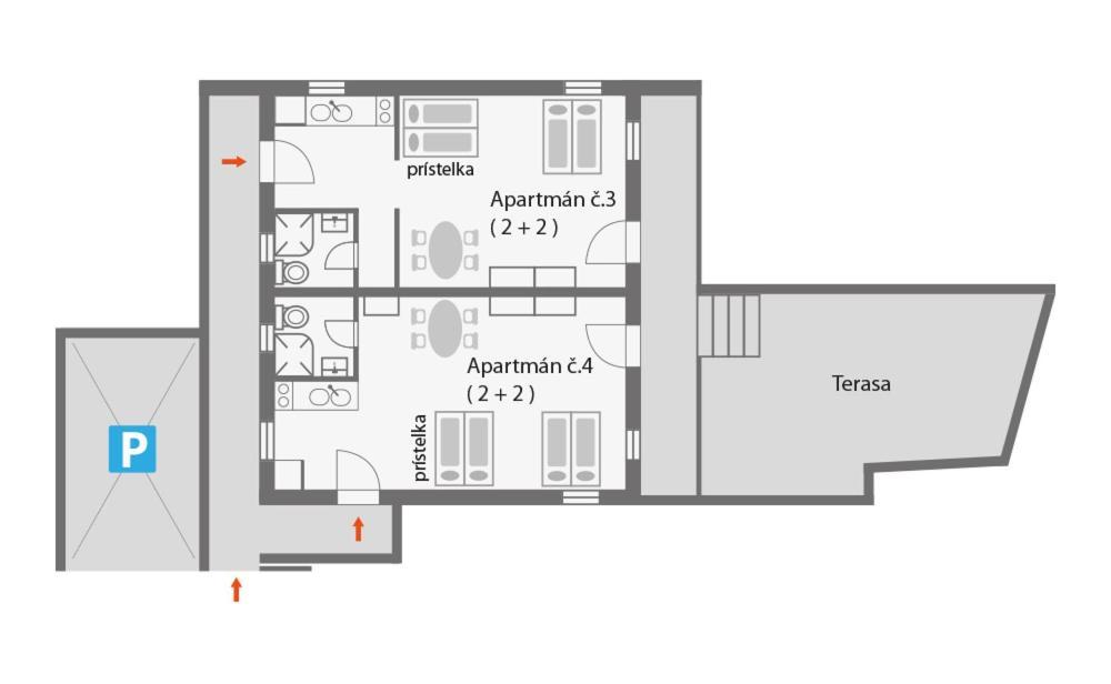 Villa Kristinka Водице Екстериор снимка