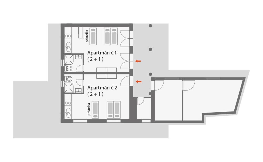 Villa Kristinka Водице Екстериор снимка